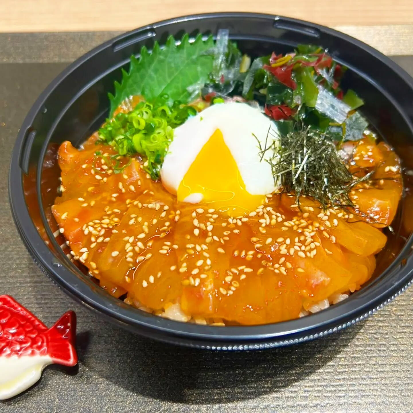 宇和島鯛のユッケ丼🐟🌶️